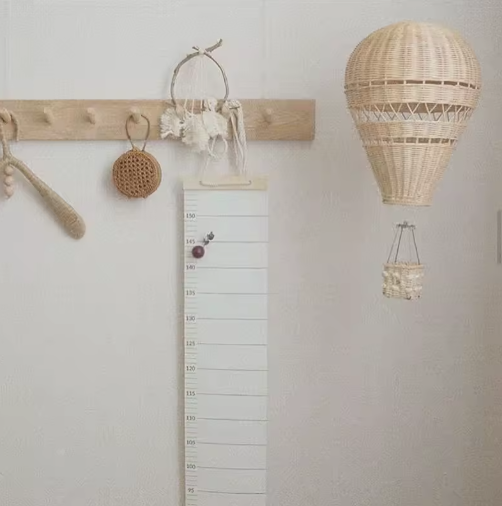 כדור פורח מקש טבעי – עיצוב בוהו לחדר ילדים